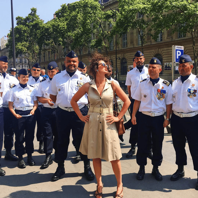 Julie Alpine with the French Foreign Legion. 
