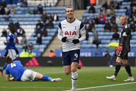 Gareth Bale celebrates scoring for Tottenham last season. Credit: Shaun Botterill/Getty Images