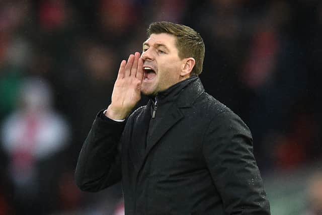 Steven Gerrard isn’t expecting a welcome reception at Old Trafford. Credit: Getty.
