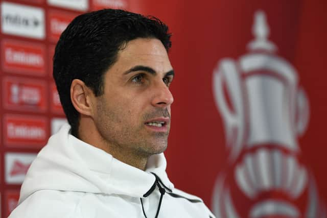 Mikel Arteta, Arsenal Manager. (Photo by David Price/Arsenal FC via Getty Images)