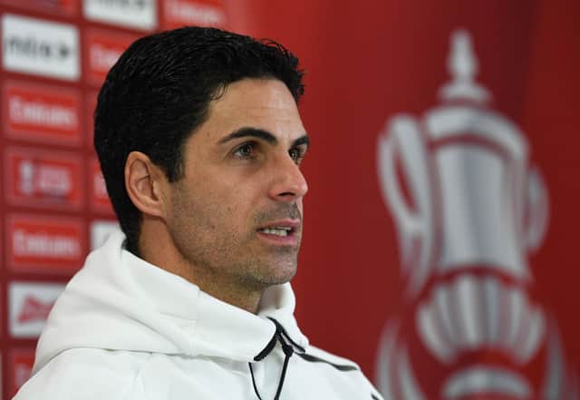 Mikel Arteta, Arsenal Manager. (Photo by David Price/Arsenal FC via Getty Images)
