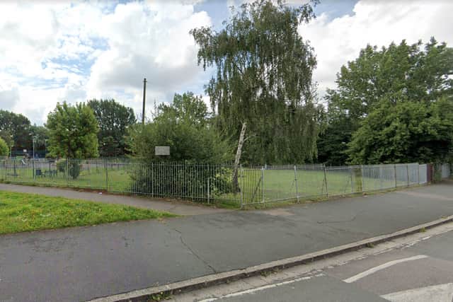 Briset Park, in Eltham, Greenwich, where the sexual assault happened. Credit: Google