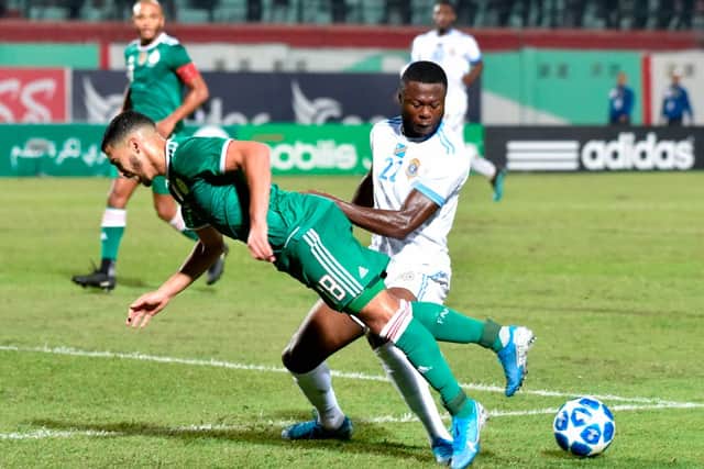 Said Benrahma playing for Algeria. Credit: RYAD KRAMDI/AFP via Getty Images