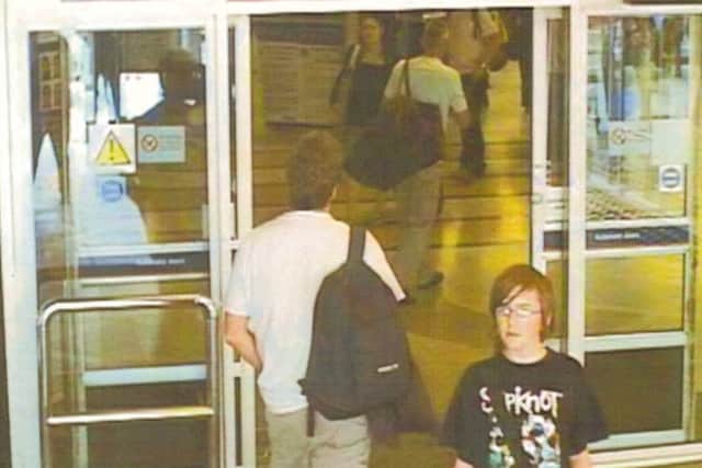CCTV still of the last confirmed sighting of Andrew Gosden at Kings Cross station. Credit: SWNS