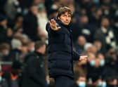  Antonio Conte manager of Tottenham Hotspur during the Carabao Cup  (Photo by Marc Atkins/Getty Images)