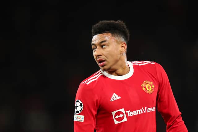 Jesse Lingard of Manchester United during the UEFA Champions League group F  (Photo by Robbie Jay Barratt - AMA/Getty Images)