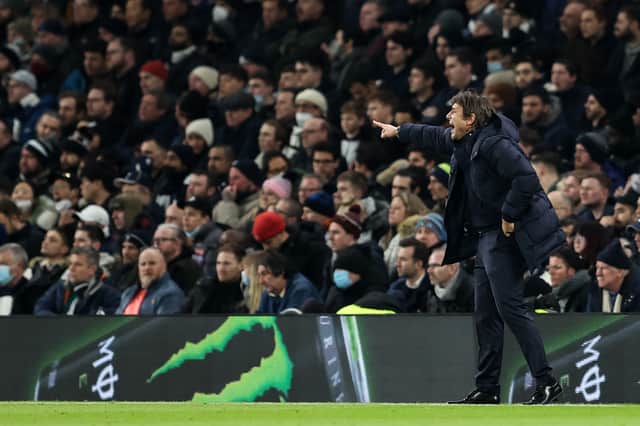 Antonio Conte the head coach / manager of Tottenham Hotspur (Photo by James Williamson - AMA/Getty Images)