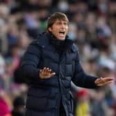 Tottenham Hotspur Manager Antonio Conte during the Premier League match (Photo by Visionhaus/Getty Images)