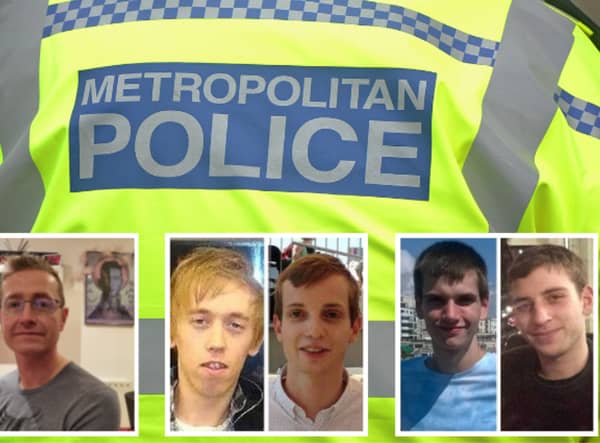 Pictured, from left, Ryan Edwards, Anthony Walgate, Gabriel Kovari, Daniel Whitworth. Images: Shutterstock/LondonWorld/Met Police