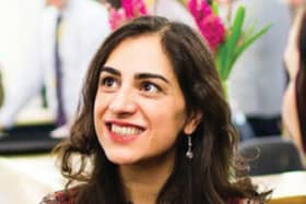 Aras Amiri, 34, was arrested and detained under spying charges, while visiting her elderly grandmother in Tehran in March 2018. Credit: Family Handout