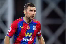  James McArthur of Crystal Palace during the Premier League match  (Photo by Sebastian Frej/MB Media/Getty Images)