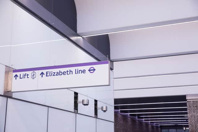 The railway, which will be called the Elizabeth line once it opens, will initially operate between Abbey Wood and Paddington through new tunnels under central London. Credit: TfL