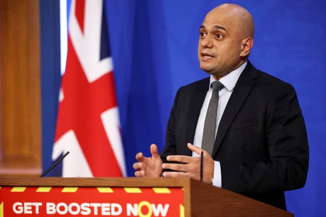 Health Secretary Sajid Javid told the public that the government will be looking towards plans for ‘living with Covid’ in the coming months. (Credit: Getty)