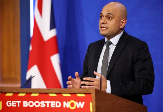 Health Secretary Sajid Javid told the public that the government will be looking towards plans for ‘living with Covid’ in the coming months. (Credit: Getty)
