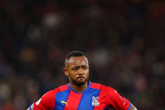 Jordan Ayew of Crystal Palace looks on during the Premier League match (Photo by Chloe Knott - Danehouse/Getty Images)