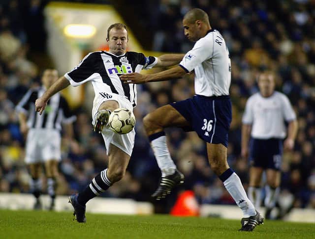 Alan Shearer playing at White Hart Lane for Newcastle. Credit: Mike Hewitt/Getty Images