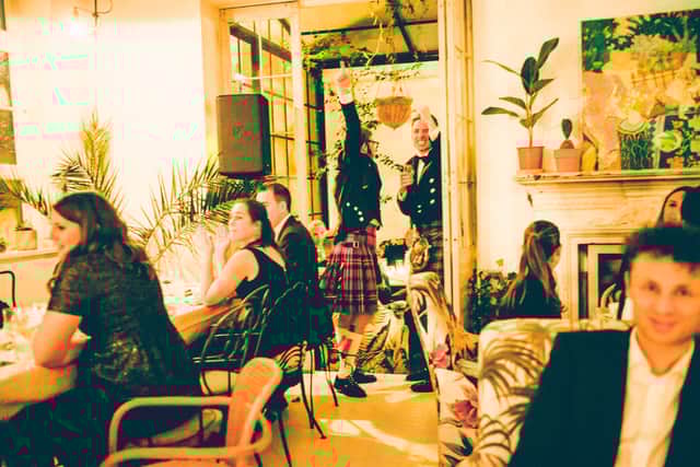 Celebrate Burns Night in style at Bourne & Hollingsworth Buildings, complete with whisky cocktails, ceilidh dancing, live music and an address to the Haggis. Credit: Supplied