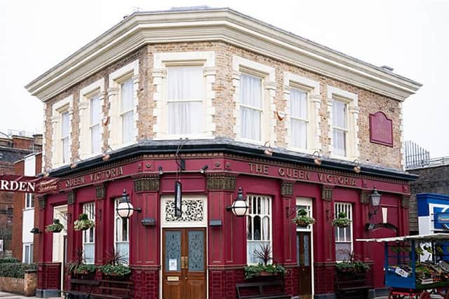 The revamped Queen Victoria, EastEnders’ iconic pub.