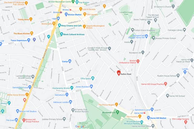 The fire took place on Railton Road, in Brixton. Photo: Google Maps