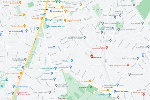The fire took place on Railton Road, in Brixton. Photo: Google Maps