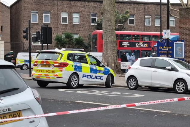 The junction of Chippenham Road and Elgin Avenue in Maida Vale - where two people died. Credit: Jessica Frank-Keyes