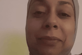 Yasmin Chkaifi, 43, pictured, is believed to have been stabbed up to 10 times by Leon McCaskre, 41. 