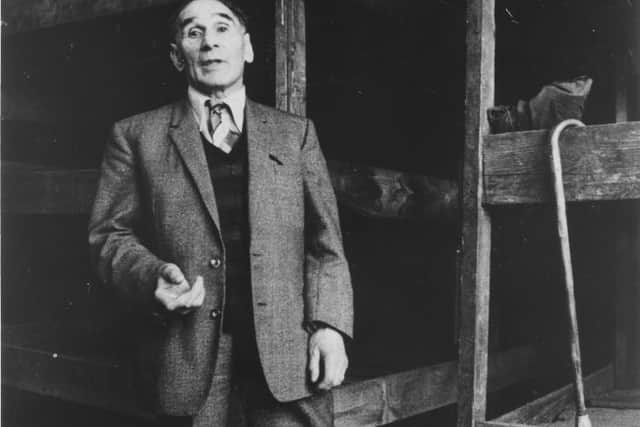Leon Greenman OBE was a British anti-fascism campaigner and survivor of the Auschwitz concentration camp. Credit: Jewish Museum