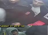 Police are hunting for three men after an 18-year-old was stabbed on a bus in Ealing. Credit: Met Police