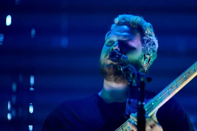  Joe Newman of Alt-J performs during Coachella. Credit: Frazer Harrison/Getty Images for Coachella