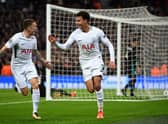 Dele Alli celebrates scoring for Tottenham in their 3-1 win over Real Madrid in 2017. Picture: Laurence Griffiths/Getty Images