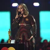 Adele with her Best British Album of the Year award on stage at the Brit Awards 2016 (Photo: Ian Gavan/Getty Images)