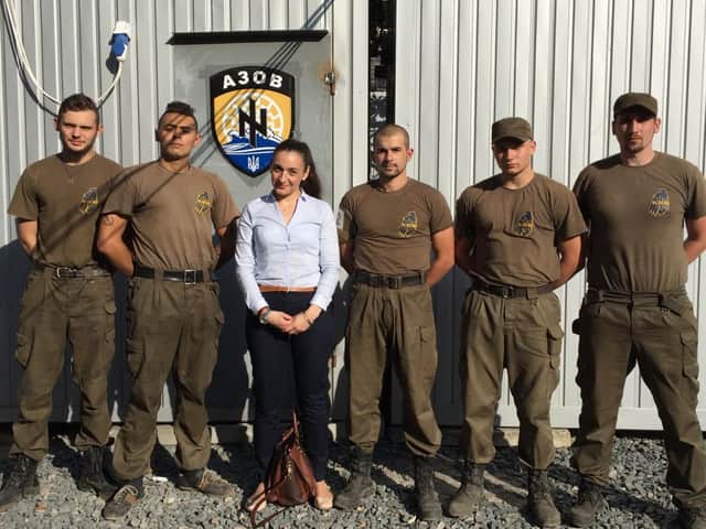 Natalia Ravliuk travelled to Ukraine in 2014 to deliver supplies and medicine to the frontline. Credit: Natalia Ravliuk