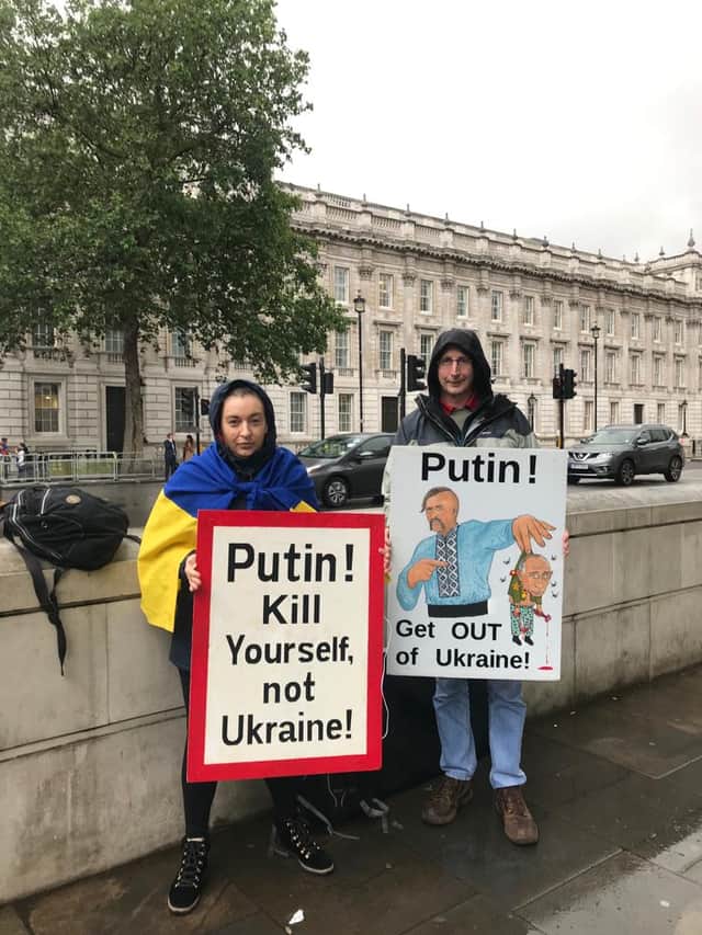 “What we want is for Russia to get out of our land, it’s very simple,” says Ms Ravliuk. Credit: Natalia Ravliuk