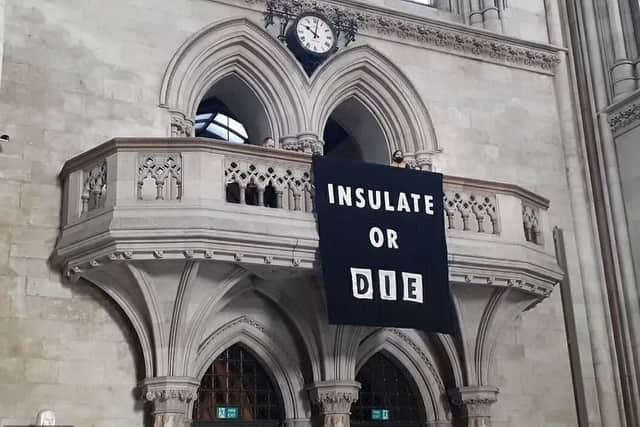 Five Insulate Britain activists have been jailed for breaching the National Highways injunction by protesting on the M25. Credit: Insulate Britain