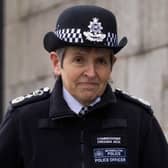 Metropolitan Police Commissioner Cressida Dick arrives at Scotland Yard. (Photo by Dan Kitwood/Getty Images)