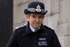 Metropolitan Police Commissioner Cressida Dick arrives at Scotland Yard. (Photo by Dan Kitwood/Getty Images)