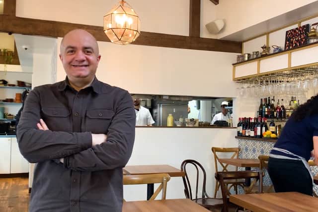 Imad Alarnad at Syrian Kitchen of Carnaby Street. Credit: Claudia Marquis