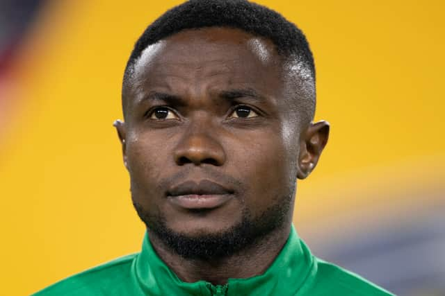 COLLINS FAI of Cameroon during the Africa Cup of Nations (CAN) 2021 round of 16  (Photo by Visionhaus/Getty Images)