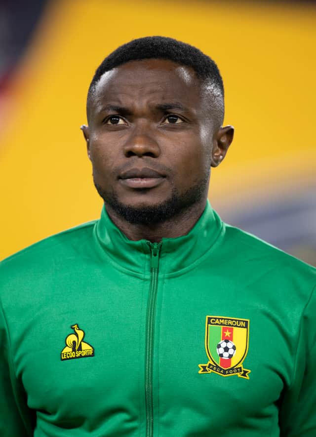 COLLINS FAI of Cameroon during the Africa Cup of Nations (CAN) 2021 round of 16  (Photo by Visionhaus/Getty Images)