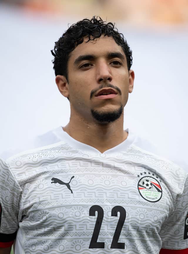 OMAR MARMOUSH of Egypt during the Africa Cup of Nations (CAN) 2021 (Photo by Visionhaus/Getty Images)