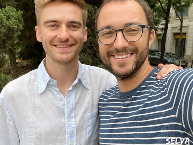 Harry Hely-Hutchinson and Filadelfo Braz. Credit: Selva
