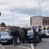 Gants Hill roundabout crash. Credit: IG1_IG2