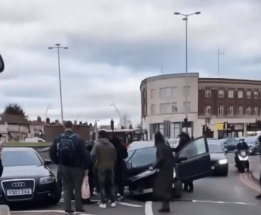 Gants Hill roundabout crash. Credit: IG1_IG2