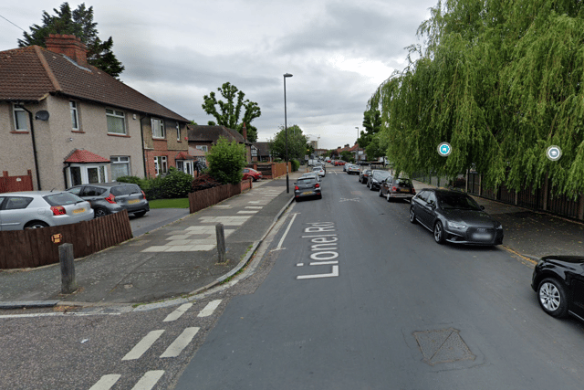 Lionel Road in Eltham where the attack took place. Credit: Google
