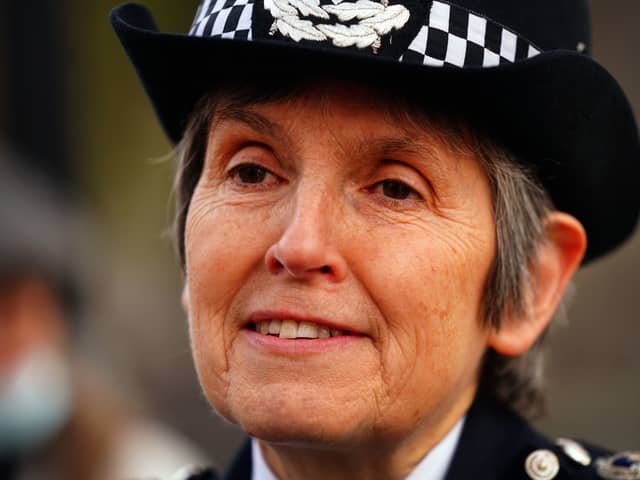Dame Cressida Dick has taken calls on a BBC Radio London phone in. Photo: Getty
