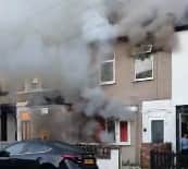 An e-bike fire in Leytonstone. Photo: Twitter