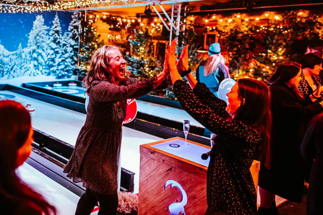 The winter pop up close to Oxford Circus is open till February 20, and has an aprés-ski vibe going on to coincide with the Winter Olympics. Credit: Supplied