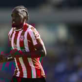 Tarique Fosu of Brentford during the Pre-Season Photo by Catherine Ivill/Getty Images)