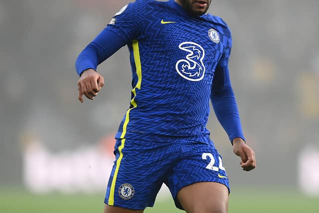 Reece James of Chelsea in action during the Premier League match (Photo by Clive Mason/Getty Images)