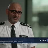 Bas Javid, from the Met Police. Photo: BBC Newsnight